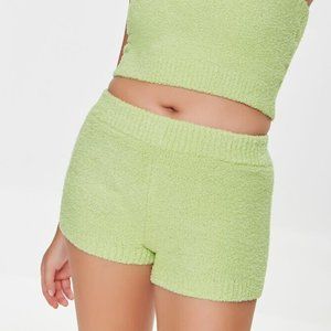Forever 21 Fuzzy Knit Lounge Shorts Medium